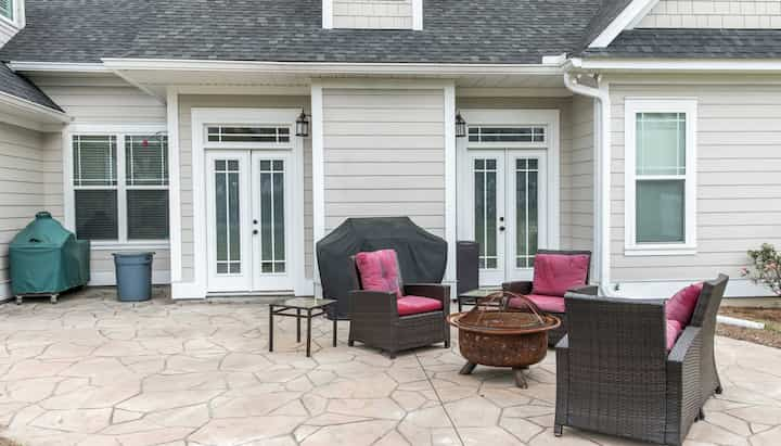 Stamped Concrete Patio Santa Rosa, California